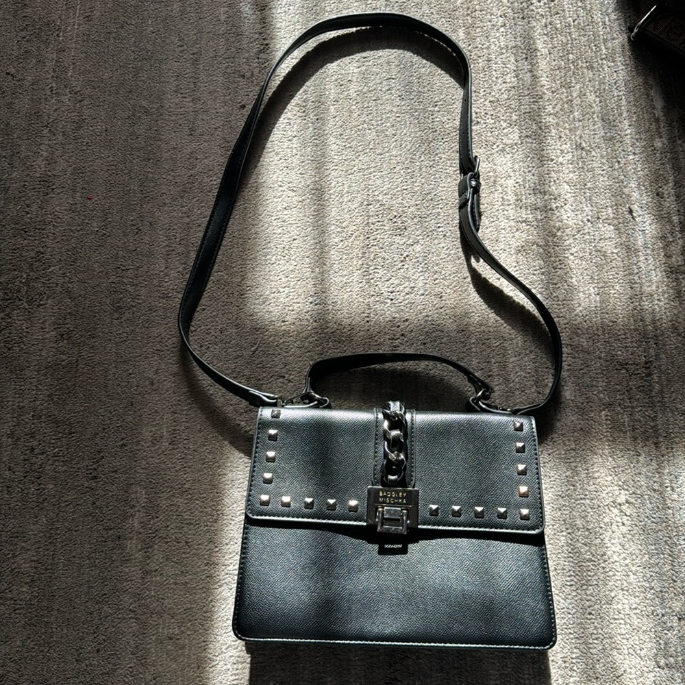 Badgley Mischka mini shoulder bag, black